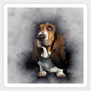 Basset Sticker